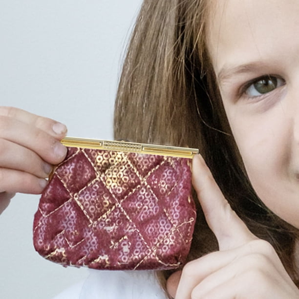 unbranded Marco Metálico Dorado Para Bolso Práctico Con Sofisticado Para Carteras Y Monederos