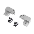 thumbnail image 1 of Fiocias 2 Pieces RC Link Mount Tie Rod Bracket Shock Fastener Precision Aluminum Alloy Upgrade Accessory Suitable for Remote Control Car Crawler Model Gift Giving Home Decoration silver, 1 of 8