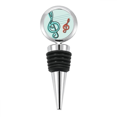 thumbnail image 1 of Innervation Musical Mark Bottle Stopper Stainless Steel Rubber Reusable, 1 of 4