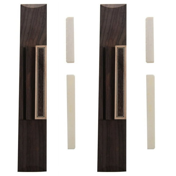 2X Rosewood Classical Guitar Bridge & Cattle Bone Classic Guitar Nut & Cattle Bone Classical Guitar Saddle