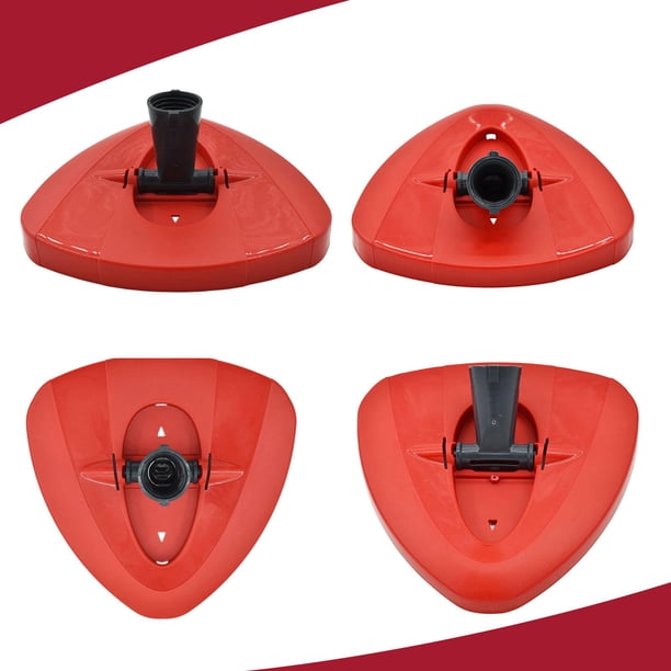 Base de repuesto de fregona giratoria - Funda de base de plástico con cubierta de cabeza de fregona triangular giratoria Likrtyny Para estrenar