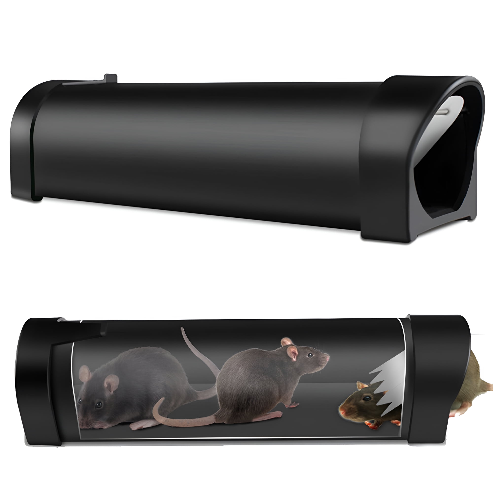 ACDANC Rodent Zapper Rat Mice Mouse Trap Humane Mouse Trap Catch and Release Mouse Traps Mousetrap Catcher Capture Cage Indoor Outdoor Use