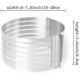 thumbnail image 2 of Adjustable Round Cake Cutter Mousse Slice Stainless, 2 of 2
