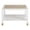 White + Gold + Glass + Metal, variant on Gold Mesh Glass Coffee Table for Modern Living Room, 27.6 Square White Metal Frame with Luxe Gold Top