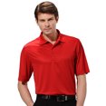 thumbnail image 1 of Monterey Club Men's Micro Link Texture Solid Golf Polo Shirt #1066, 1 of 2