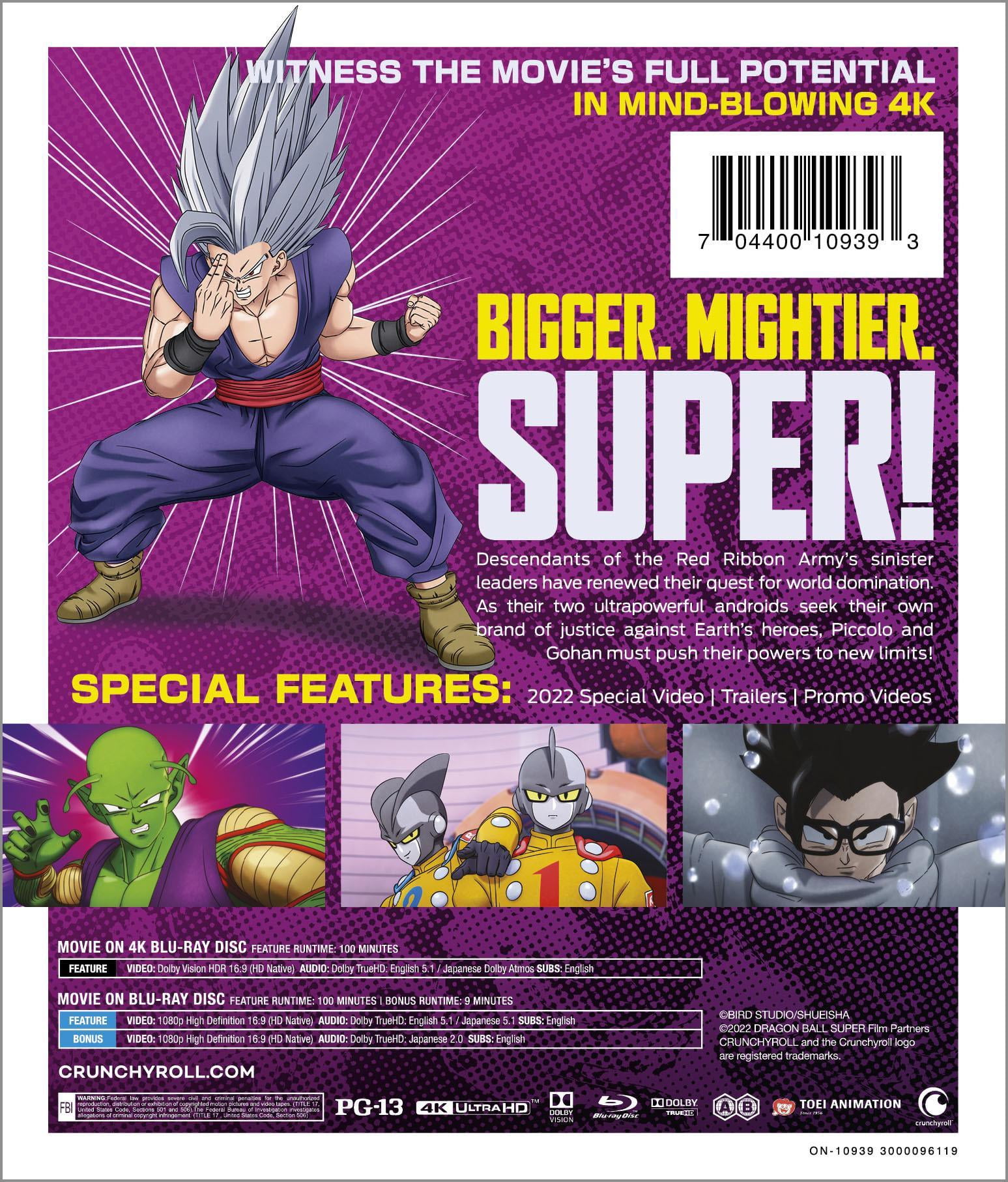 Dragon Ball Super Super Hero 4K ULTRA HD Blu-ray+Blu-ray+Steelbook+Box  limited