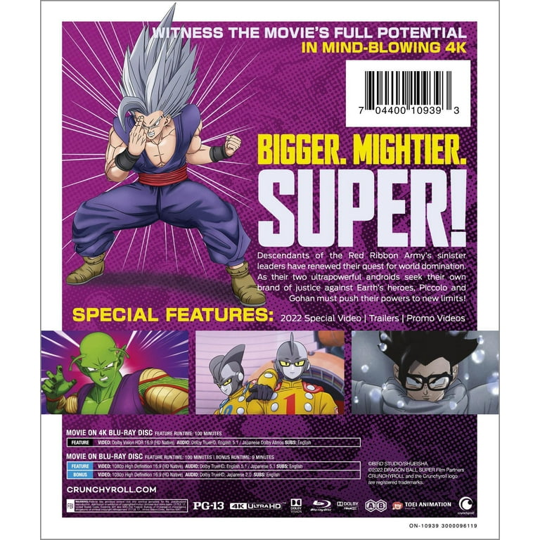 Dragon Ball Super: Super Hero (Walmart Exclusive) (Steelbook 4K