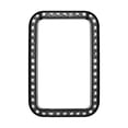 thumbnail image 3 of Flmtop 1PC Watch Protector with Rhinestone Inlaid Touch-Sensitive Smartwatch Cases Sshockproof Anti-Scratch Protective Cover PC Watch Screen Protector Compatible with HUAWEI Watch Fit, 3 of 10
