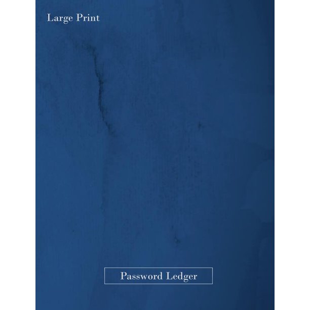 Print Password Ledger "AllinOnePlace" Password, site