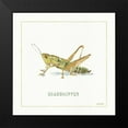 thumbnail image 2 of Audit, Lisa 15x15 Black Modern Framed Museum Art Print Titled - My Greenhouse Grasshopper, 2 of 5