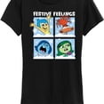 thumbnail image 3 of Inside Out 2 - Festive Feelings Grid  - Women's Short Sleeve Graphic T-Shirt, 3 of 5