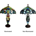 thumbnail image 2 of RADIANCE Goods Tiffany-Style 3 Light Victorian Double Lit Table Lamp 18" Shade, 2 of 3