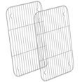 thumbnail image 1 of Cribun Support de Refroidissement Lot de 2, Support de Cuisson en Acier Inoxydable pour Refroidissement Cuisson Rôtissage Séchage, Rectangle 15.3 Pieds'x11.3 Pieds'x0.6 Pieds', Compatible avec Petit Four Grille-Pain, Four et Lave-Vaisselle, 1 of 9