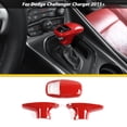 thumbnail image 1 of CheroCar Gear Shift Knob Trim Accessories for Dodge Challenger Charger 2015-2020 Red, 1 of 7