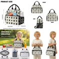 thumbnail image 5 of Xoenoiee Dog Paw Plaid Print Kids Backpack with Lunch Box Set Elementary/Middle School Bag Bookbag Lunch Bag Pencil Case 3Pcs Kindergarten Schoolbag Lightweight Daypack for Teen Girls, 5 of 6