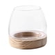 thumbnail image 2 of Maceta de escritorio de madera transparente, soporte para plantas, decoración, terrario, flores Medio, 2 of 9