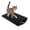 Black, variant on PETMAKER 30x24-Inch Double-Layer Waterproof Cat Litter Mat (Black)
