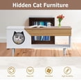 thumbnail image 7 of TROPOW End Table Coffee Table Tea Table HGS-058 XD903 Particle Board Cat Litter Cabinet, Multi-Functional and Stylish Living Room Furniture, 7 of 7