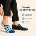 thumbnail image 5 of LITERRA Mens 12 Pairs No Show Socks Low cut Invisible Non Slip Thin Socks for Men, 5 of 7