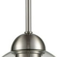 thumbnail image 3 of Elk Home Astoria 1-Light Mini Pendant in Brushed Nickel Finish with Clear Glass Globe Shade, 6-inch Wide, 3 of 4