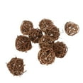 thumbnail image 3 of 10 Pieces Wicker Rattan Balls Decorative Orbs Vase Fillers Twig Balls for Hanging Decor, christmas, Little Animals Toys, 5cm, 3 of 6