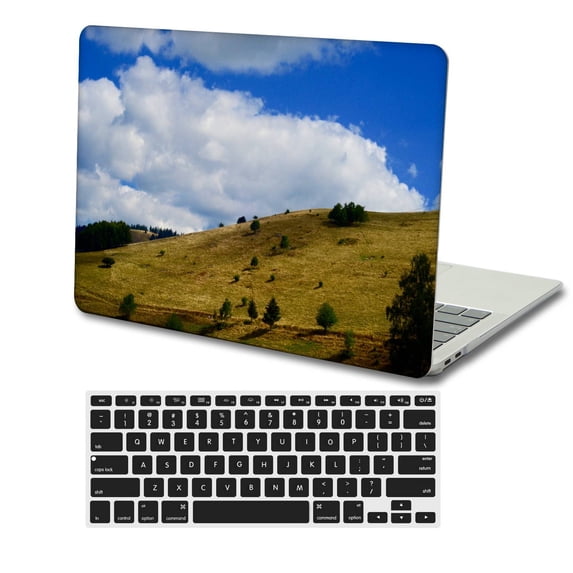 KSK KAISHEK for Old Version MacBook Air 13" Case 2017-2014/2013//2012/2011/2010 Released Model A1369 & A1466, Plastic Hard Case Cover + Black Keyboard Cover, Colorful B 0357