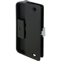 Sliding screen door inside and outside handles and latch, black plastic (1 set per pack)