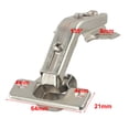 thumbnail image 3 of Bgsha 2pcs Corner Kitchen Cabinet Door Hinges Combination 135degree Plate Screws Set, 3 of 9