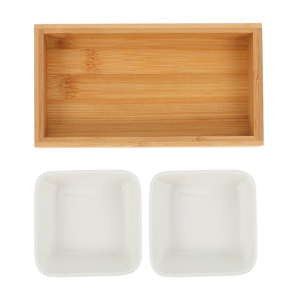 Raindrops  Decorations Lemons Fruit Dish Compact Plate Office