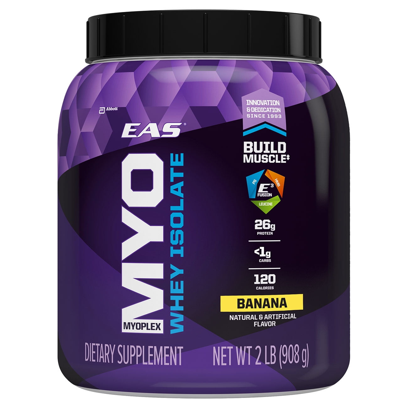 EAS Myoplex Whey Protein Isolate Powder, Banana 2 lb