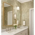 thumbnail image 3 of S4Sassy Self-Stick Decorative Wallpaper, Jungle Sketch Wall Paper, Textured Vinyl Waterproof Contact Paper, Green, 25"X 60" Removable Renter Friendly Walls Covering For Bedroom, Dining Room, 3 of 9