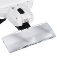 thumbnail image 3 of New 5 Lens Headset Magnifier With LED Lights Hand Free Magnifying Glass for Eyelashes Extension , Jeweler Watch Repair and Reading, 3 of 8