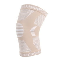 KUAZOU Knee Compression Sleeve 1PC - Best Knee Brace for Men & Women - Knee Support for Running,Basketball,Weightlifting,Gym,Workout,Sports(Khaki,XL)