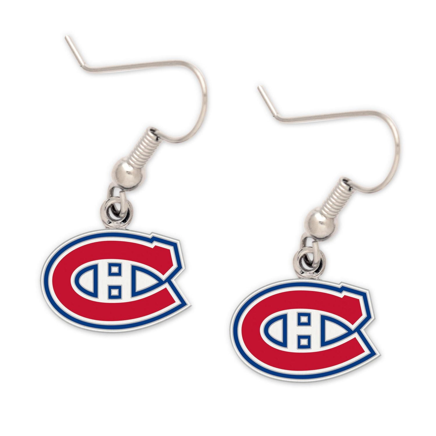 Montreal Canadiens Earrings Jewelry Card