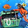 thumbnail image 4 of Wdftyju Fish Tank Treasure Chest & Diver Live-Aerating Air Bubbler Movimiento Decoración Wdftyju 5qt5vq2bc3sn6ka9D01, 4 of 9