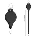 thumbnail image 6 of Plant Hook Pulley，5 Pack Retractable Plant Pulley, Adjustable Hanging Flower Basket Hooks Plant Pulleys for Hanging Plants Baskets Pots and Birds Feeder, Planters Flower Basket Hook Hanger(Black), 6 of 11