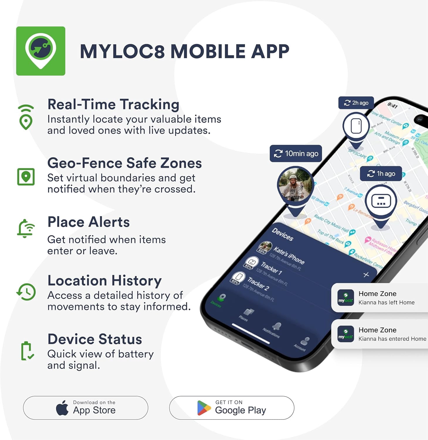 GPS Tracker for Vehicles with Magnet  4G LTE Real-Time Location Device with App, Long Life Battery  Anti-Theft GPS Tracker for Car, Motorcycle, Scooter, Bike