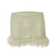 thumbnail image 4 of Unir Women All-Over Hollow Crochet Knit Fringe Mini Skirt Low Rise Elastic Waist Bodycon Beach Club Summer Bottom 1PC S-XL Plus Size Friendly, 4 of 4