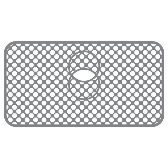 Evjurcn Hollow Out Silicone Sink Protector for Kitchen, 26×14 inch Kitchen Sink Mat Cuttable Silicone Sink Mat With Anti Slip Particle for Bottom of Stainless Steel Basin Countertop
