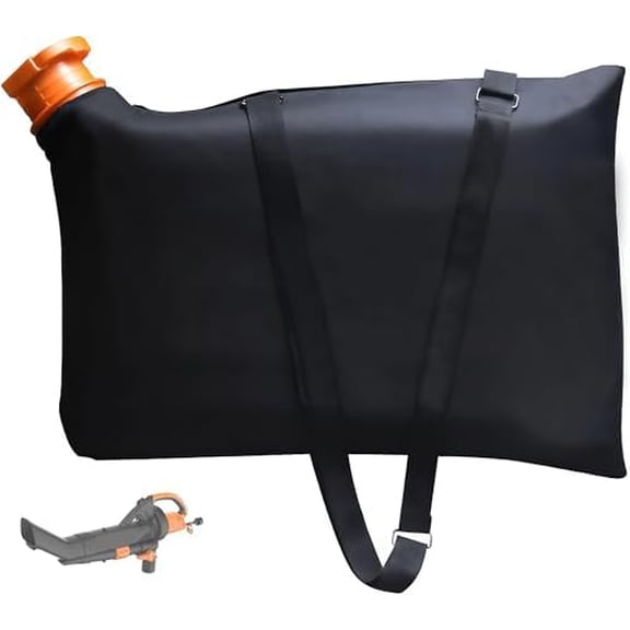 50026858 WGBAG500 Trivac Leaf Collection Bag Compatible with Worx Blower Vacuum Cleaner WG500, WG501, WG502, WG505, WG508, WG509, WG518 - Replacement Leaf Blower Vacuum Bag 50015035