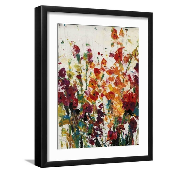 Art.com Wildflowers Blooming II Art Print by Tim OToole, Black Frame Wall Art, 17" x 21"