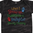 thumbnail image 4 of Inktastic Firefighter Like Mommy Boys or Girls Baby Bodysuit, 4 of 5