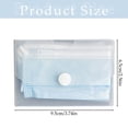 thumbnail image 3 of Plastic Envelope Storage Case, Oimcto 3.7" x 2.6" x 0.4", Transparent Small Parts Organizer for Dies, Cards, Notes, Stationery, Dustproof & Stainproof, Horizontal Opening, 5 Pc, 3 of 5