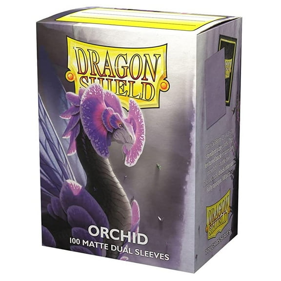 Dragon Shield 100CT Standard Size Deck Protector Dual Matte Sleeves - Orchid