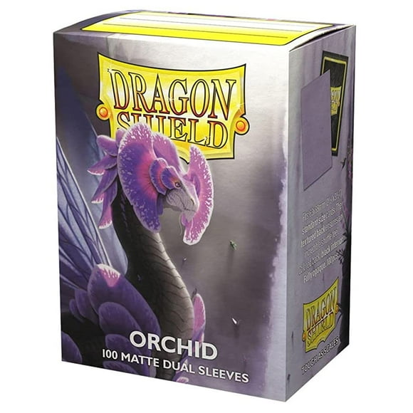 2 Packs Dragon Shield Dual Matte Orchid Standard Size 100 ct Card Sleeves Value Bundle!