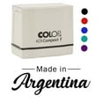 thumbnail image 2 of Printtoo Made In Argentina Self Inking Rubber Stamp Pre-Inked Office Stamp- Home Office Business Stationery, 47 x 20 mm Red, 2 of 7