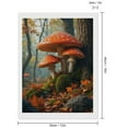 thumbnail image 2 of Diamond Art Kit for Adults, Forest Mushrooms Autumn Scene Diamond Painting for Adults Beginners, 5D DIY Diamond Art Painting Kits, Colorful Diamond Painting Craft for Home Decor 12x16, 2 of 7