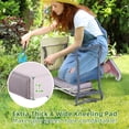 thumbnail image 4 of Upgraded Garden Kneeler and Seat 2-in-1 Foldable Gardening Stool with Detachable Soft Kneeling Pad, Garden Bench Heavy Duty with Large Tools Bag and Pouch, Gifts for Women Men Seniors Gardener, 4 of 8