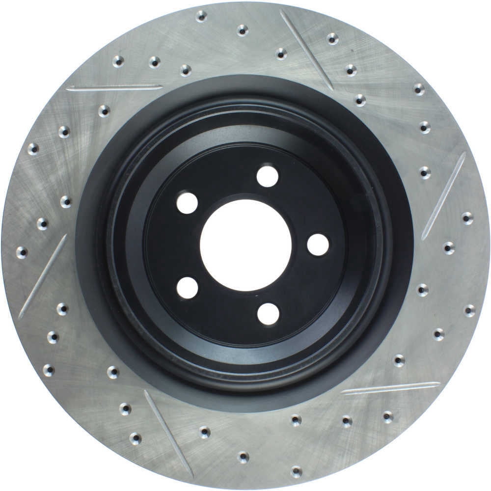 StopTech SportStop 06-09 Chrysler SRT-8 Rear Right Drilled & Slotted Rotor Fits select: 2020-2022 DODGE CHARGER, 2015-2019 DODGE CHALLENGER