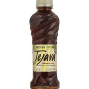 Tejava Unsweetened Premium Iced Tea, 18 fl oz, (Pack of 12)
